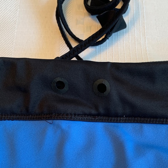 Lululemon athletica Tidal Flow Full Bottom Bikini Black Blue Sun-Ready Sz Small - Picture 6 of 11